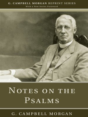 cover image of Notes on the Psalms